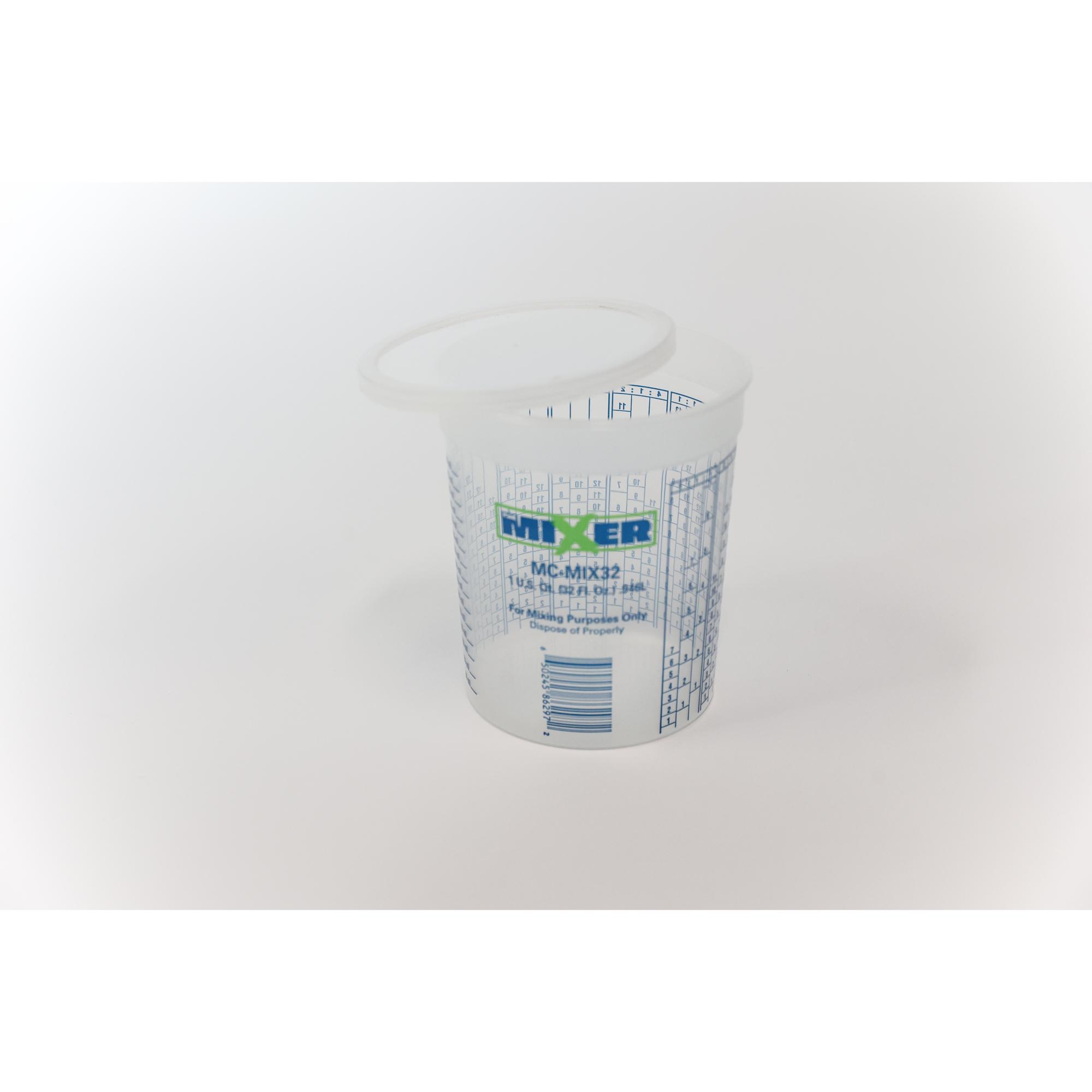 PPC Lid for 32 oz Quart Mixing Cups 100/case, Height 5.5 in, Model# MC-LID32